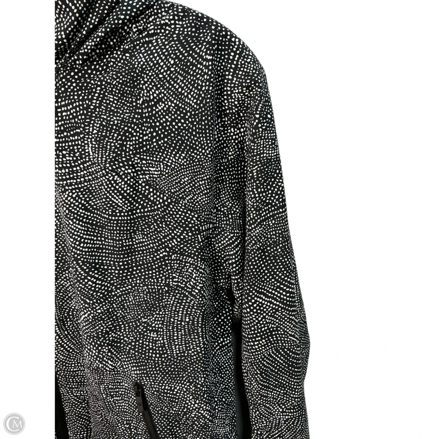 Jacket Windbreaker By Lululemon In Black & White, Size: 6