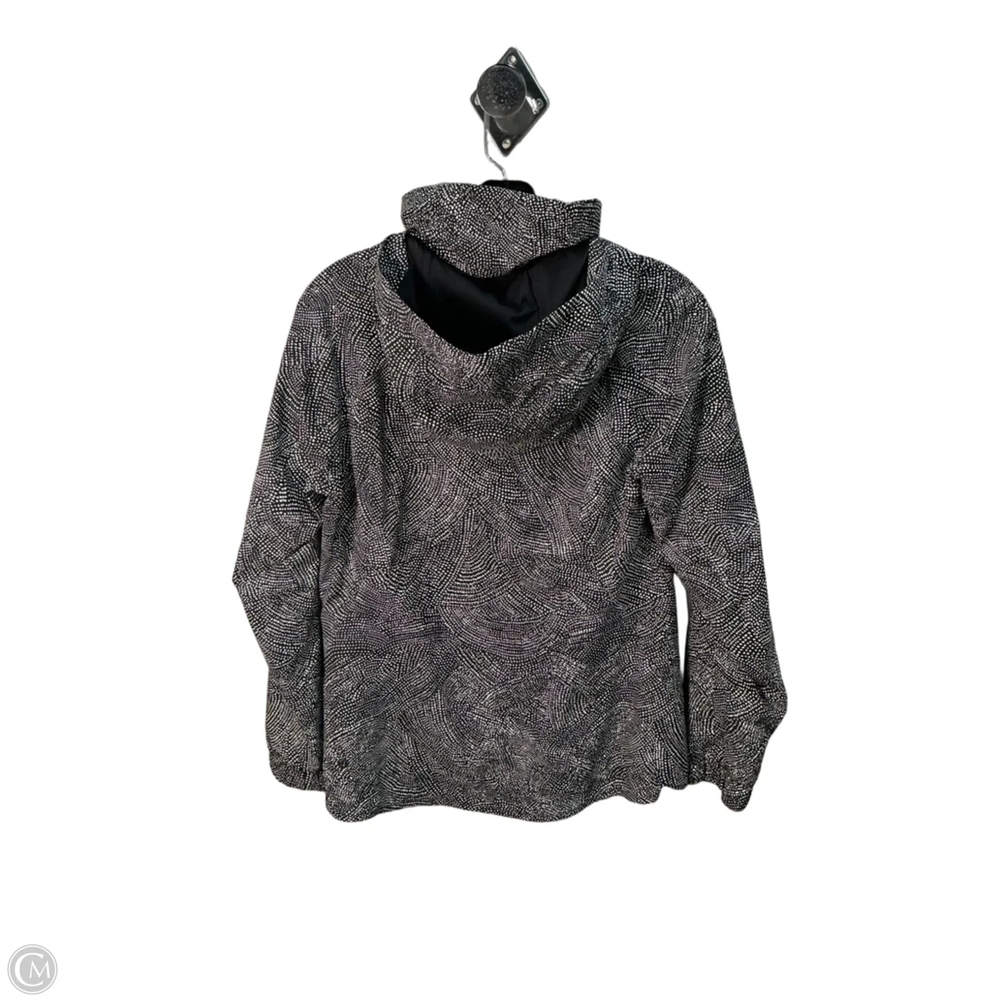 Jacket Windbreaker By Lululemon In Black & White, Size: 6