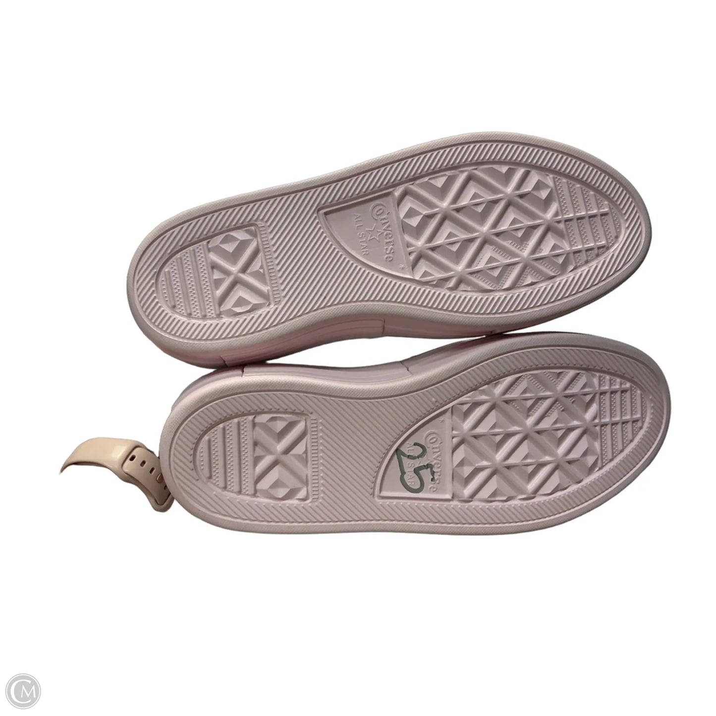 Shoes Flats By Converse In Green & Pink, Size: 10
