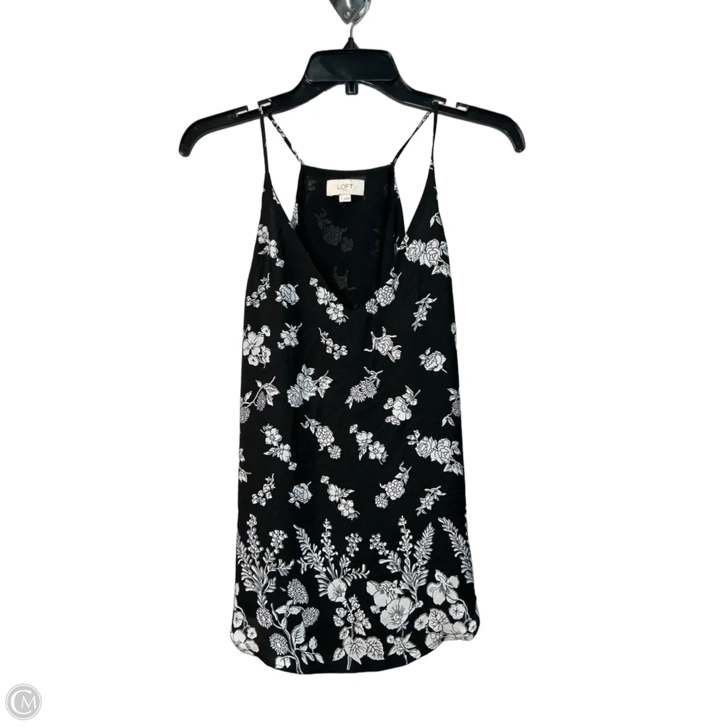 Top Sleeveless By Loft In Floral Print, Size: S