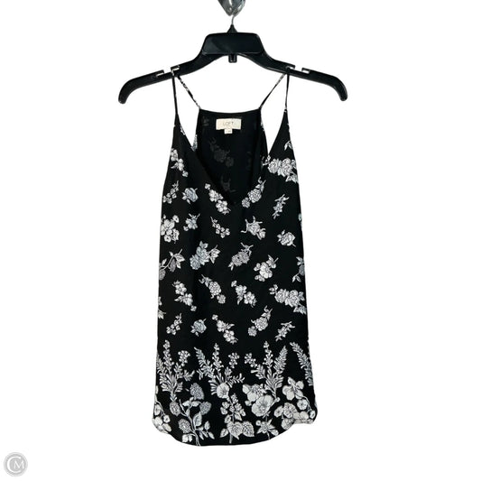 Top Sleeveless By Loft In Floral Print, Size: S