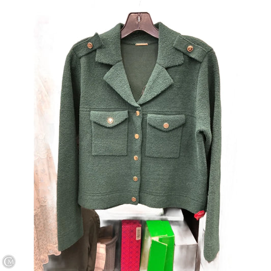 Cardigan By Elie Tahari In Green, Size: M