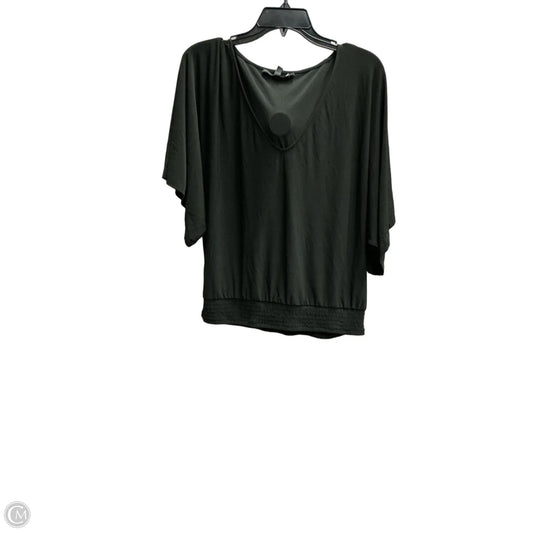 Top Short Sleeve By White House Black Market In Black, Size: L