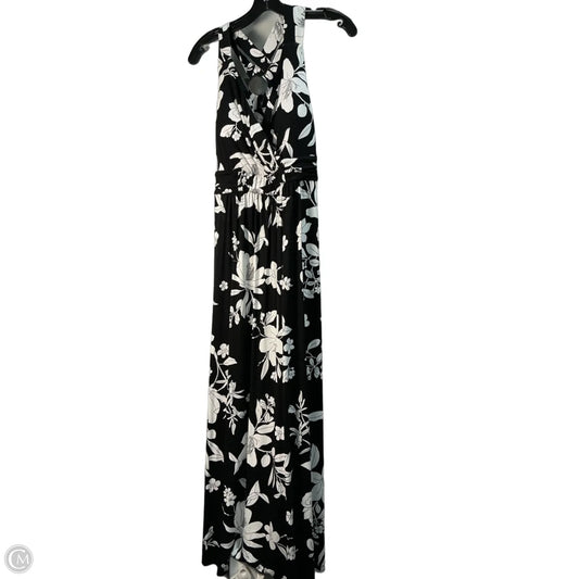 Dress Casual Maxi By Soma In Black & White, Size: M