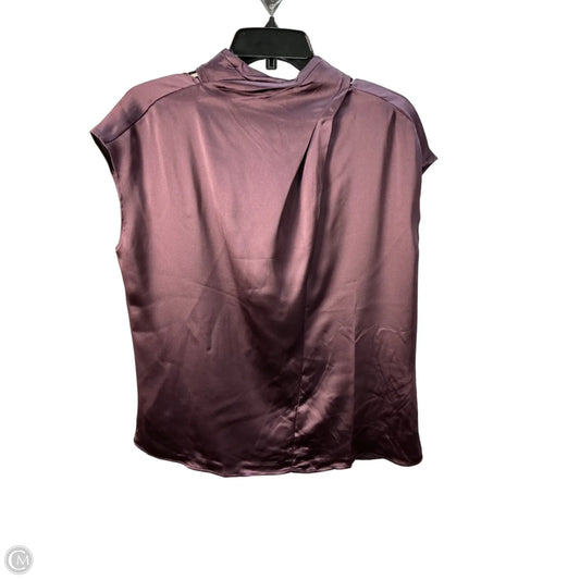 Top Short Sleeve By White House Black Market In Purple, Size: M