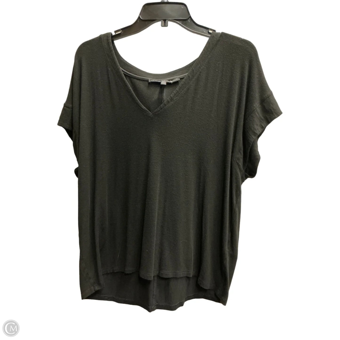 Top Short Sleeve By White House Black Market In Black, Size: Xl