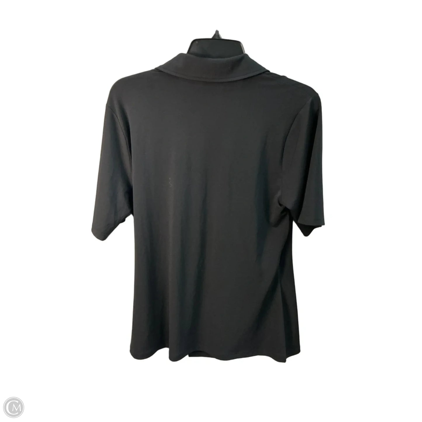 Top Short Sleeve Designer By Michael Kors In Black, Size: L
