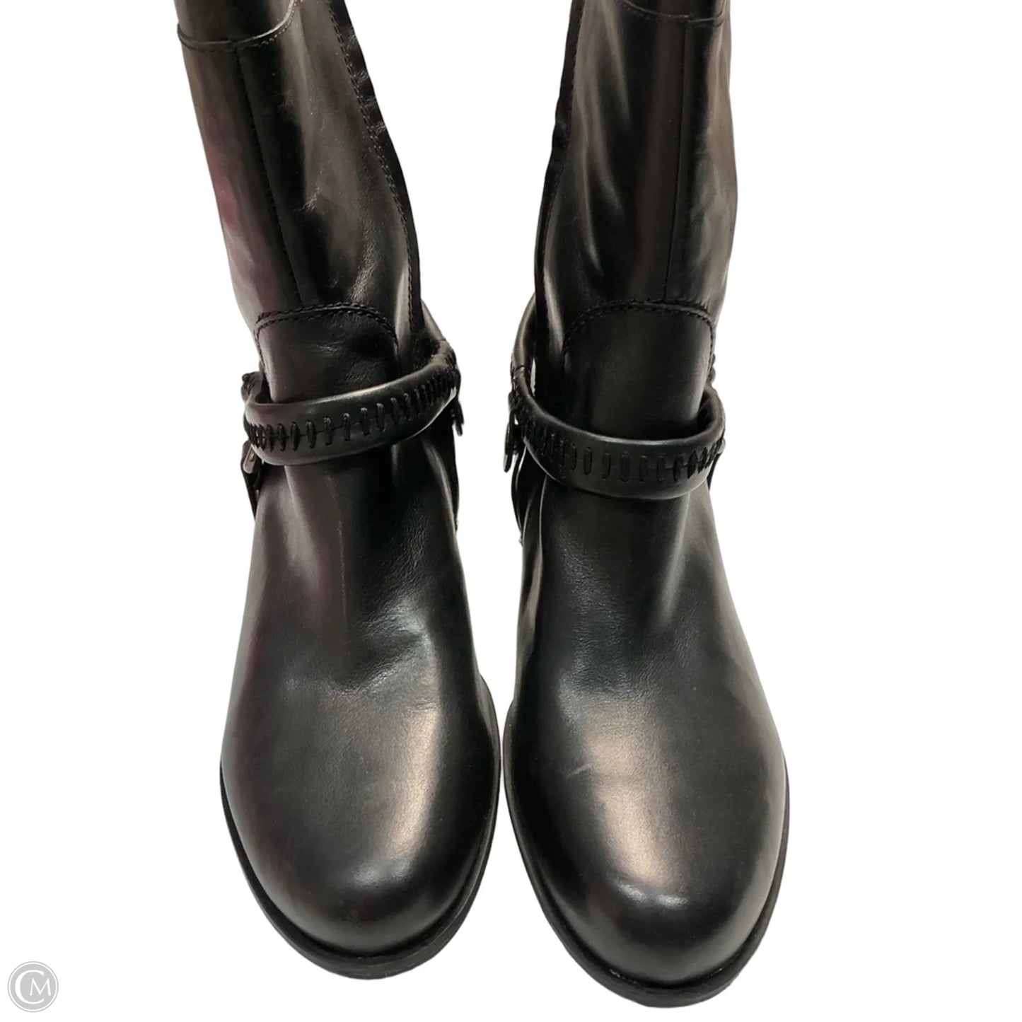 Boots Mid-calf Heels By B. Makowsky In Black, Size: 8