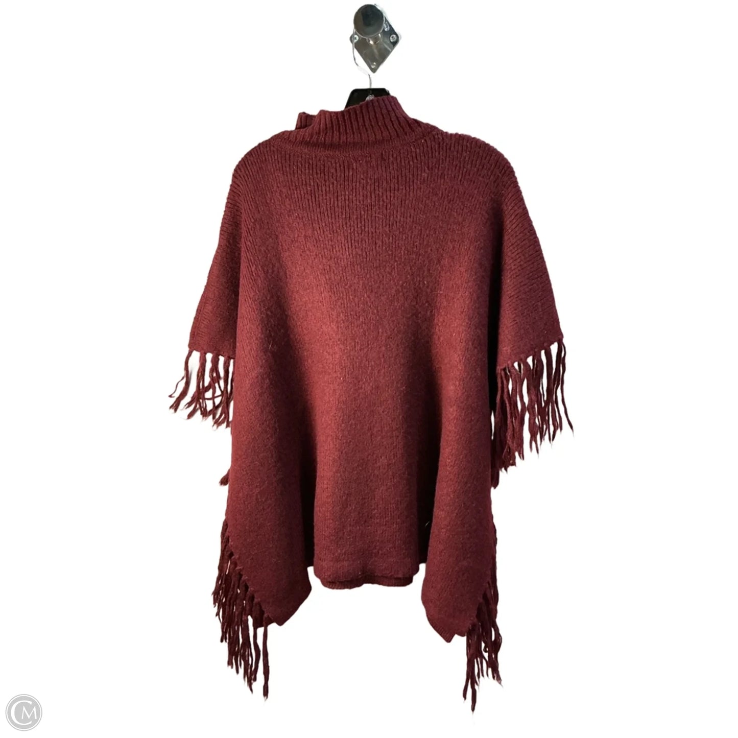 Sweater By Steve Madden In Maroon, Size: Osfm