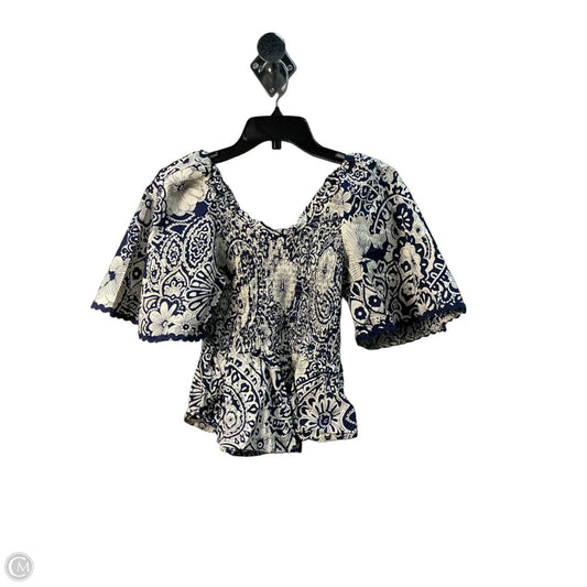 Top Short Sleeve By Clothes Mentor In Floral Print, Size: S