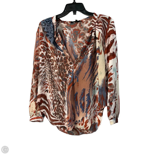 Top Long Sleeve By Olivaceous In Multi-colored, Size: S