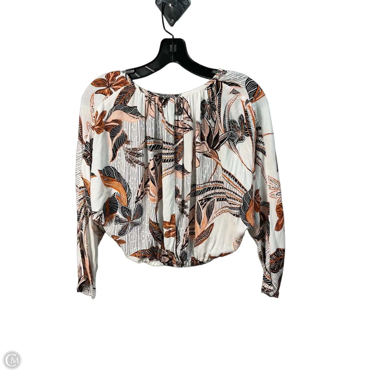 Top Long Sleeve By Rachel Pally In Floral Print, Size: S