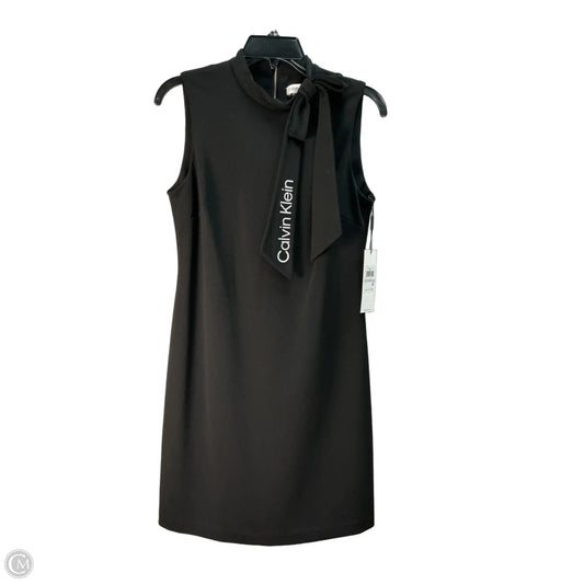 Dress Casual Midi By Calvin Klein In Black, Size: M