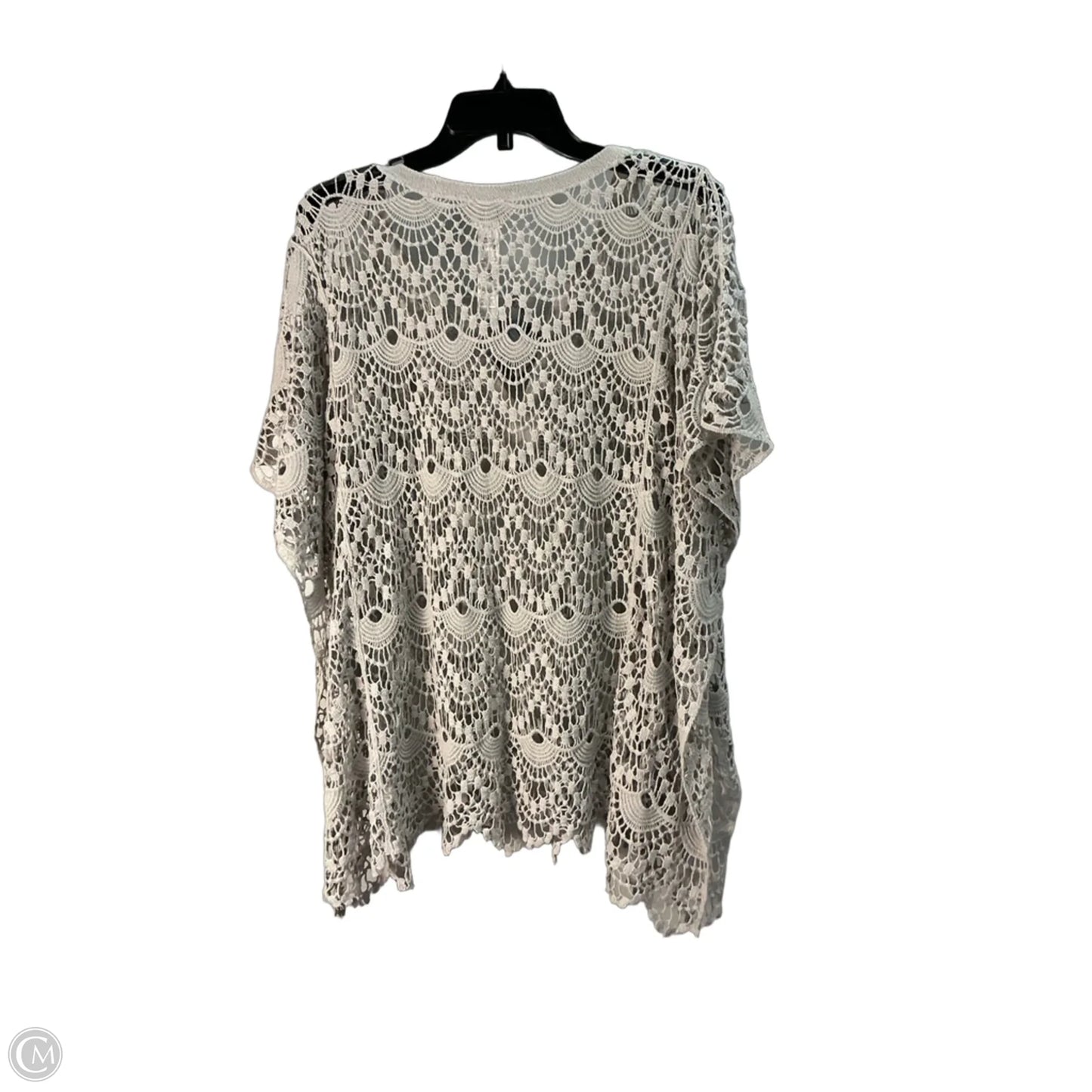 Top Sleeveless By Chicos In Grey, Size: L