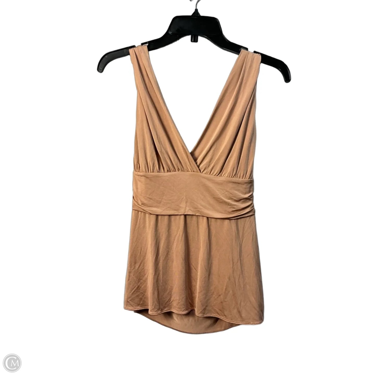 Top Sleeveless By Theory In Gold, Size: M