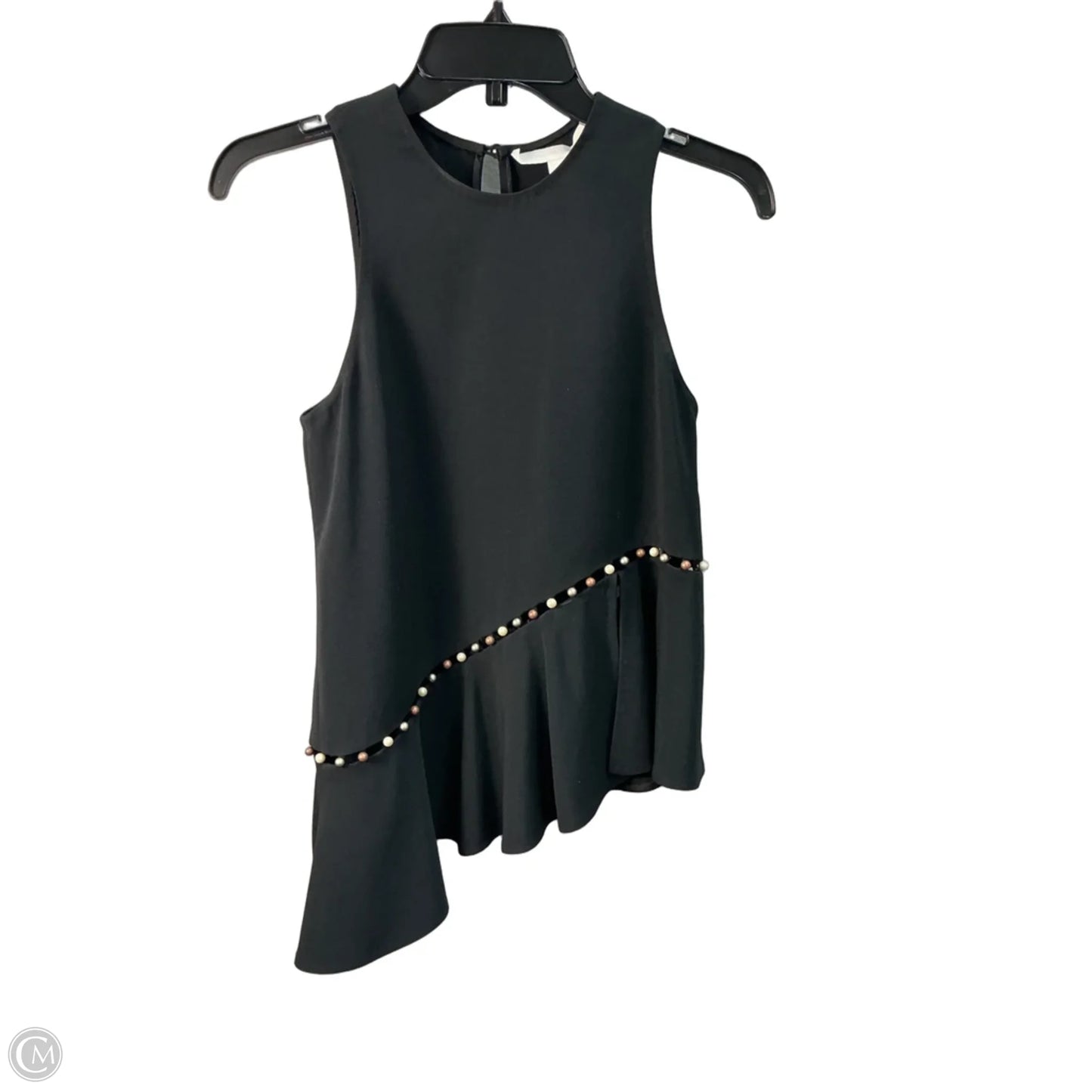 Top Sleeveless Designer By Neiman Marcus In Black, Size: Xs