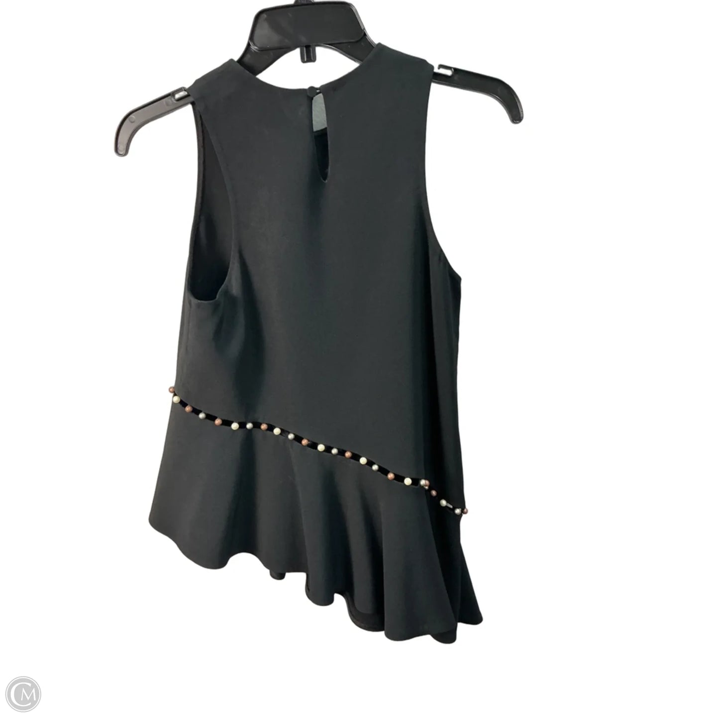 Top Sleeveless Designer By Neiman Marcus In Black, Size: Xs
