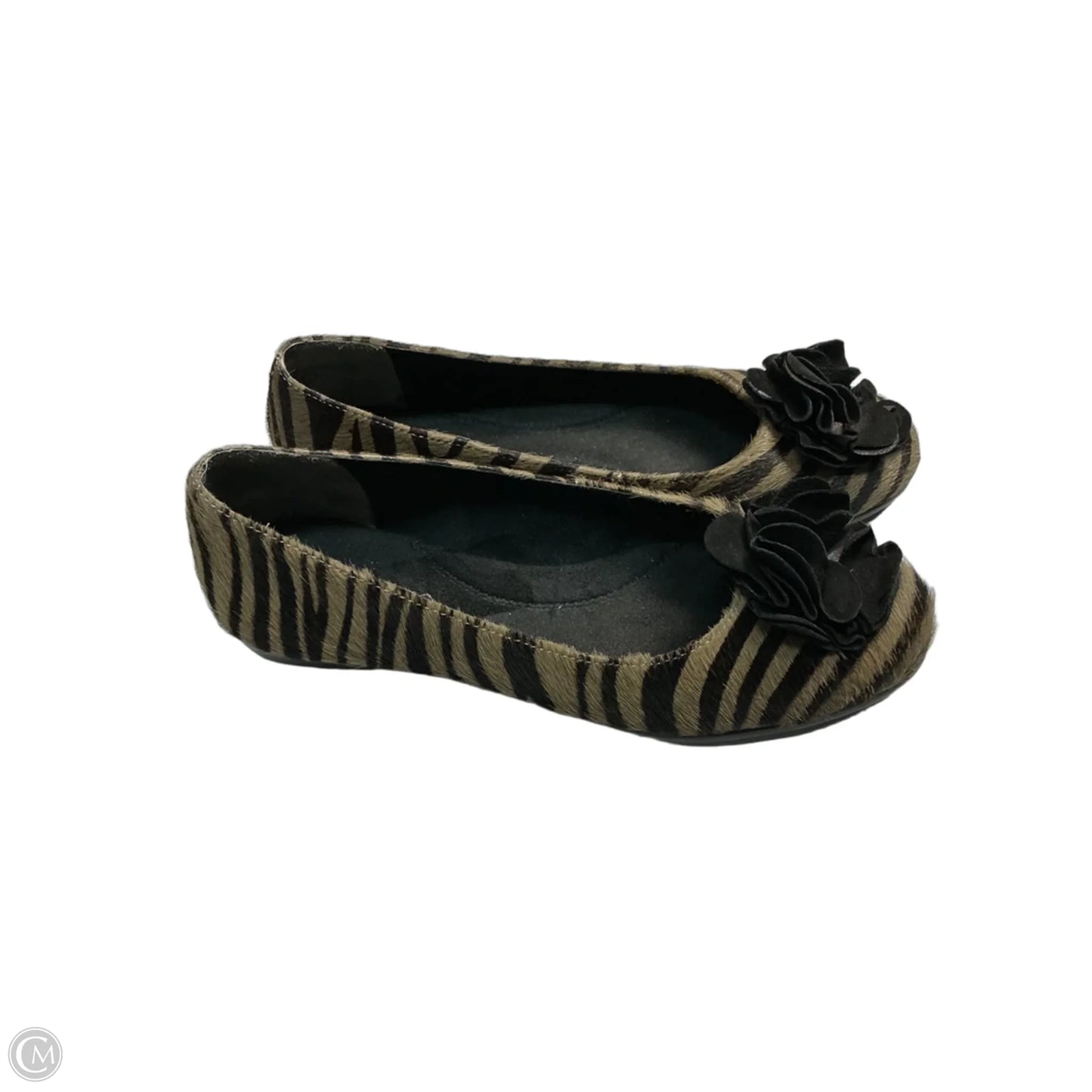 Shoes Flats By Aerosoles In Black & Brown, Size: 8