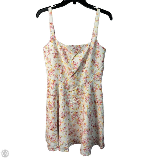 Dress Casual Midi By Nordstrom In Floral Print, Size: 6