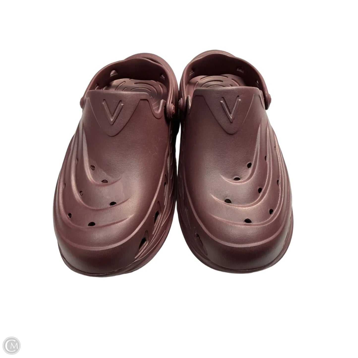 Shoes Flats By Vionic In Maroon, Size: 9
