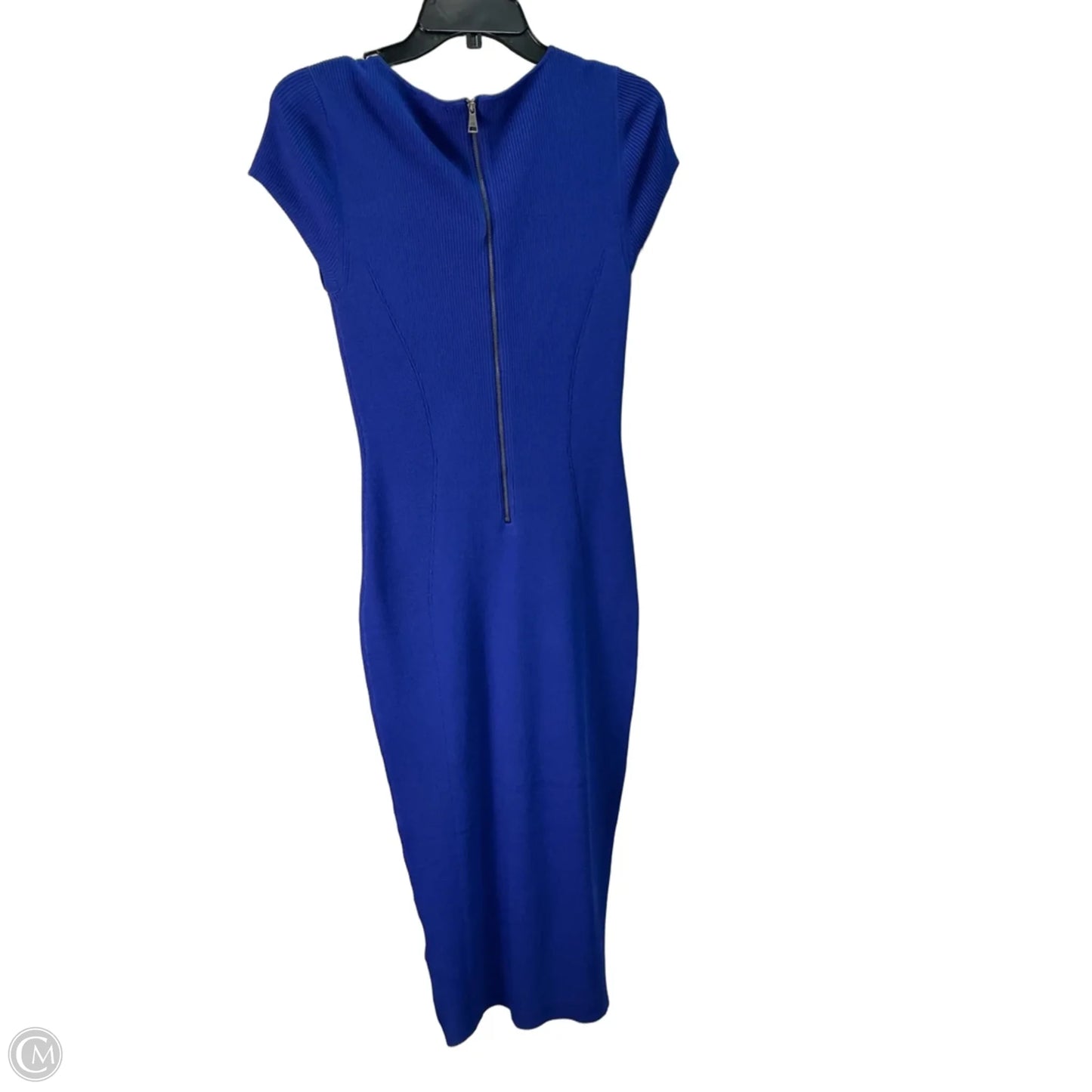 Dress Casual Midi By Ted Baker In Blue, Size: Small