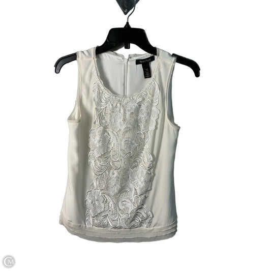 Top Sleeveless By White House Black Market In Beige, Size: Xs