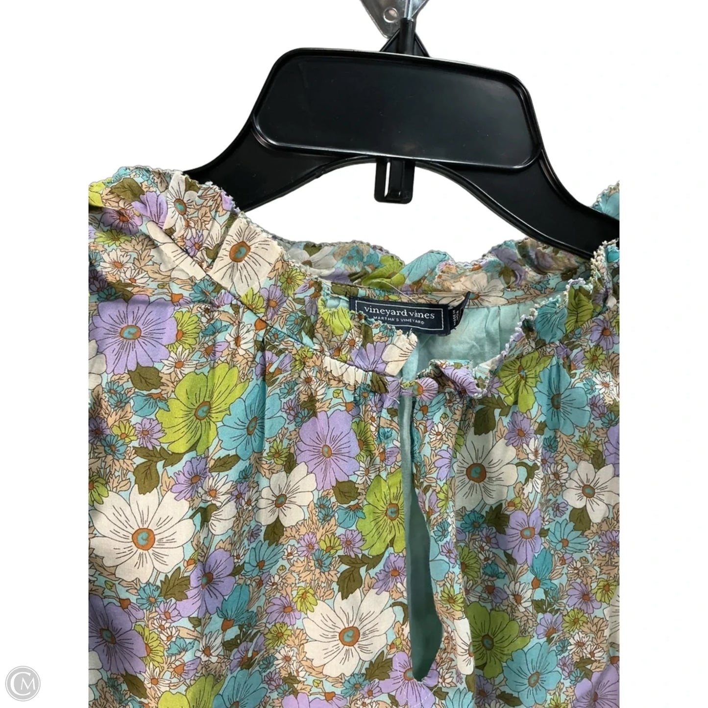 Dress Casual Midi By Vineyard Vines In Green, Size: L