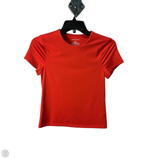 Top Short Sleeve By White House Black Market In Red, Size: Xs