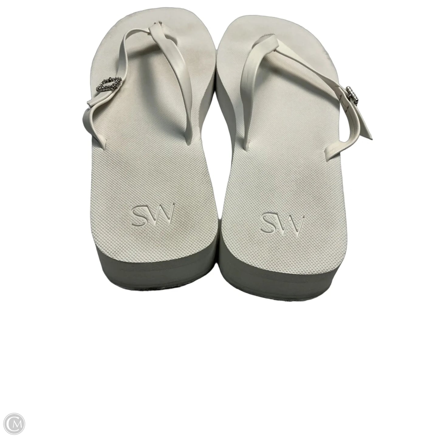 Shoes Designer By Stuart Weitzman In White, Size: 10