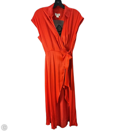 Dress Casual Maxi By Maeve In Orange, Size: Sp