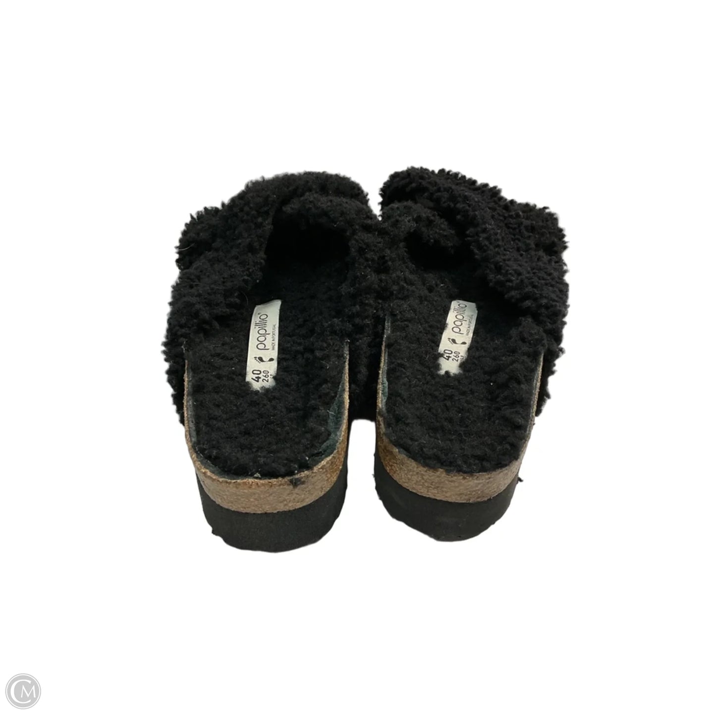 Sandals Flats By Birkenstock In Black, Size: 9