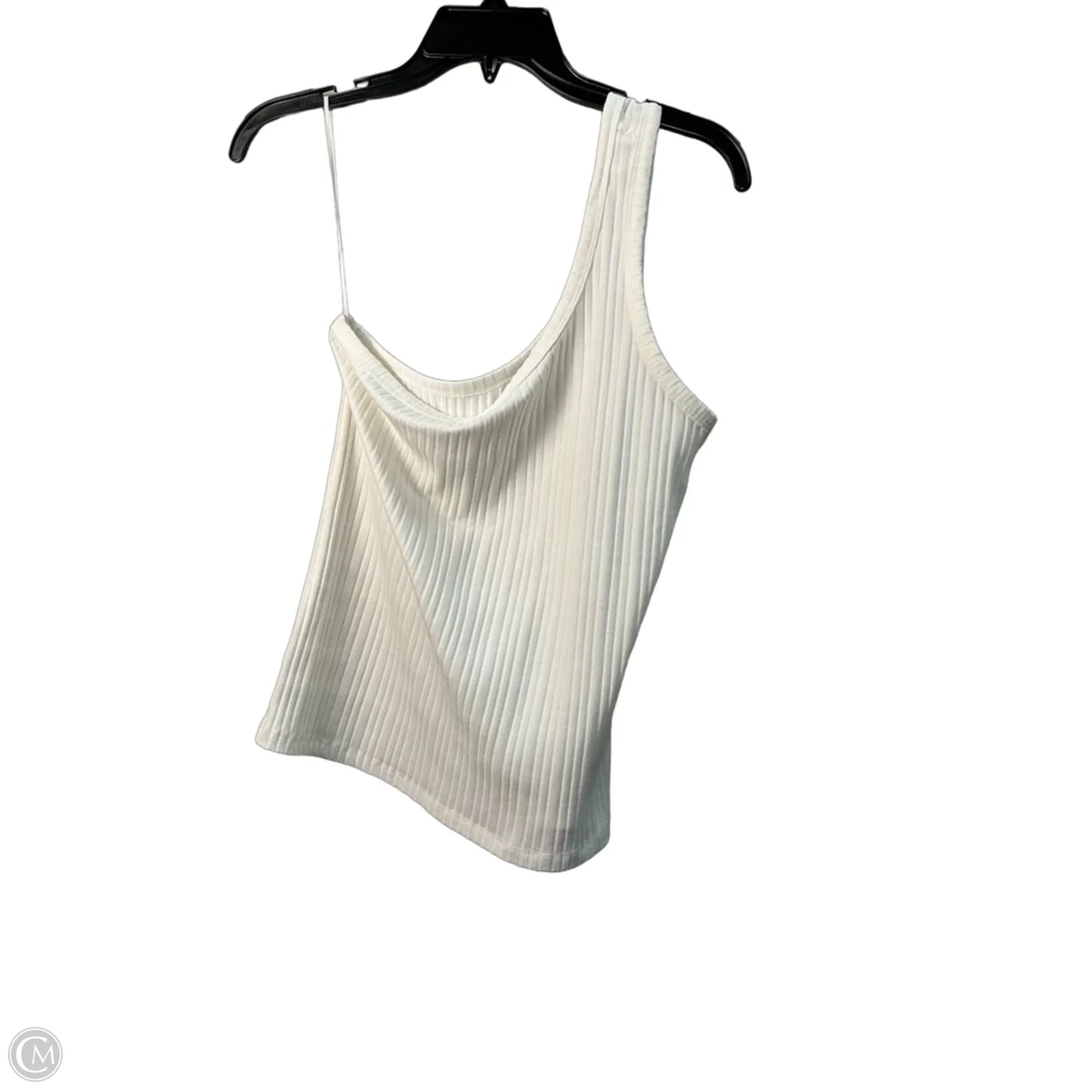 Top Sleeveless By Clothes Mentor In White, Size: M