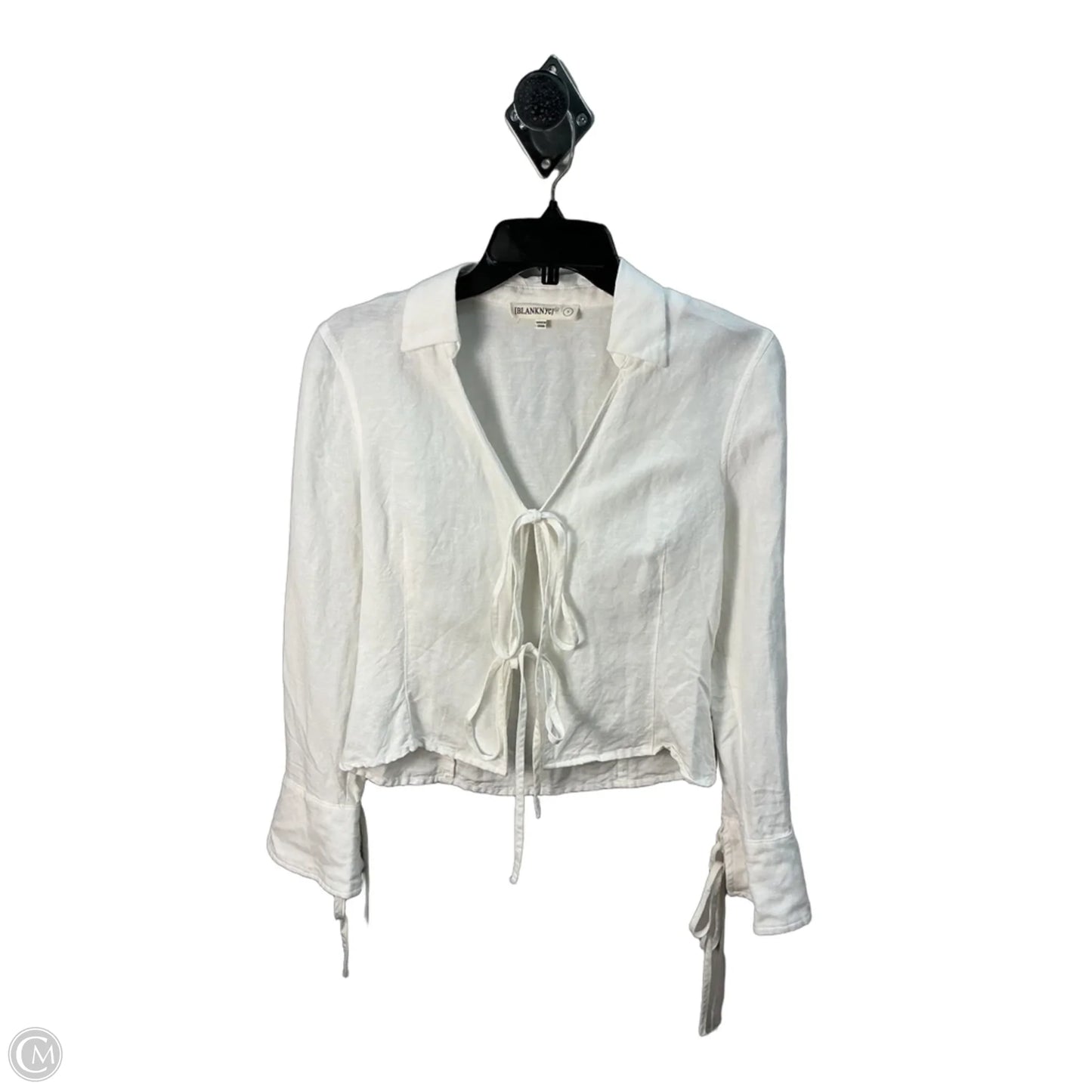 Top Long Sleeve By Blanknyc In White, Size: S