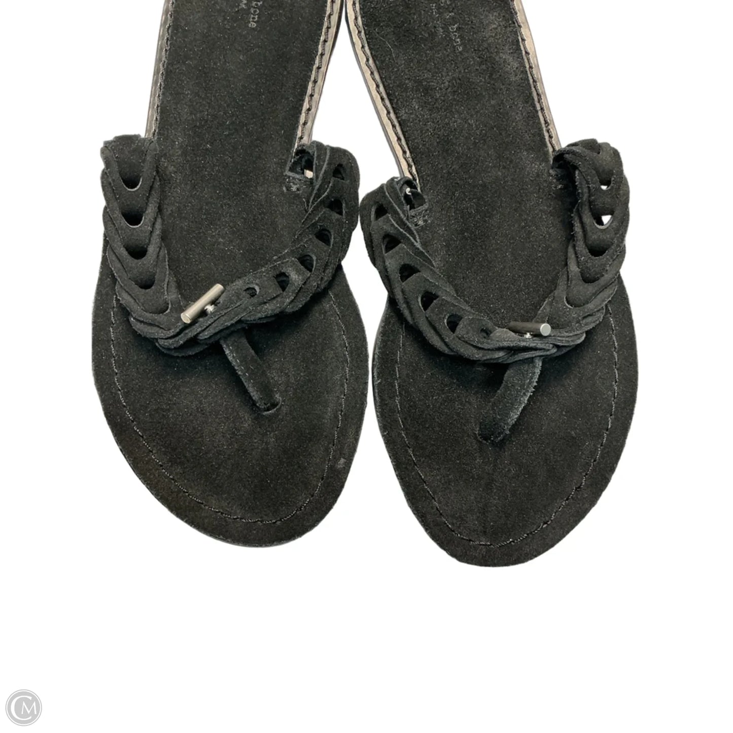 Sandals Flats By Rag And Bone In Black, Size: 6.5