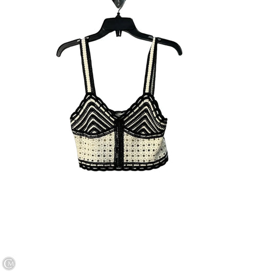 Tank Top Designer By Jason Wu In Black & Cream