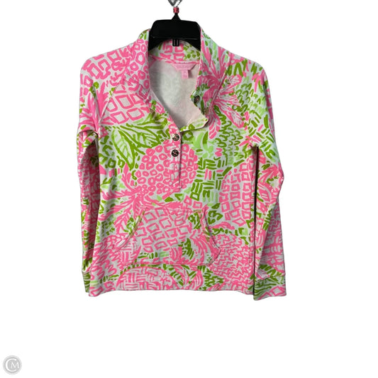 Top Long Sleeve Designer By Lilly Pulitzer In Pink, Size: Xs