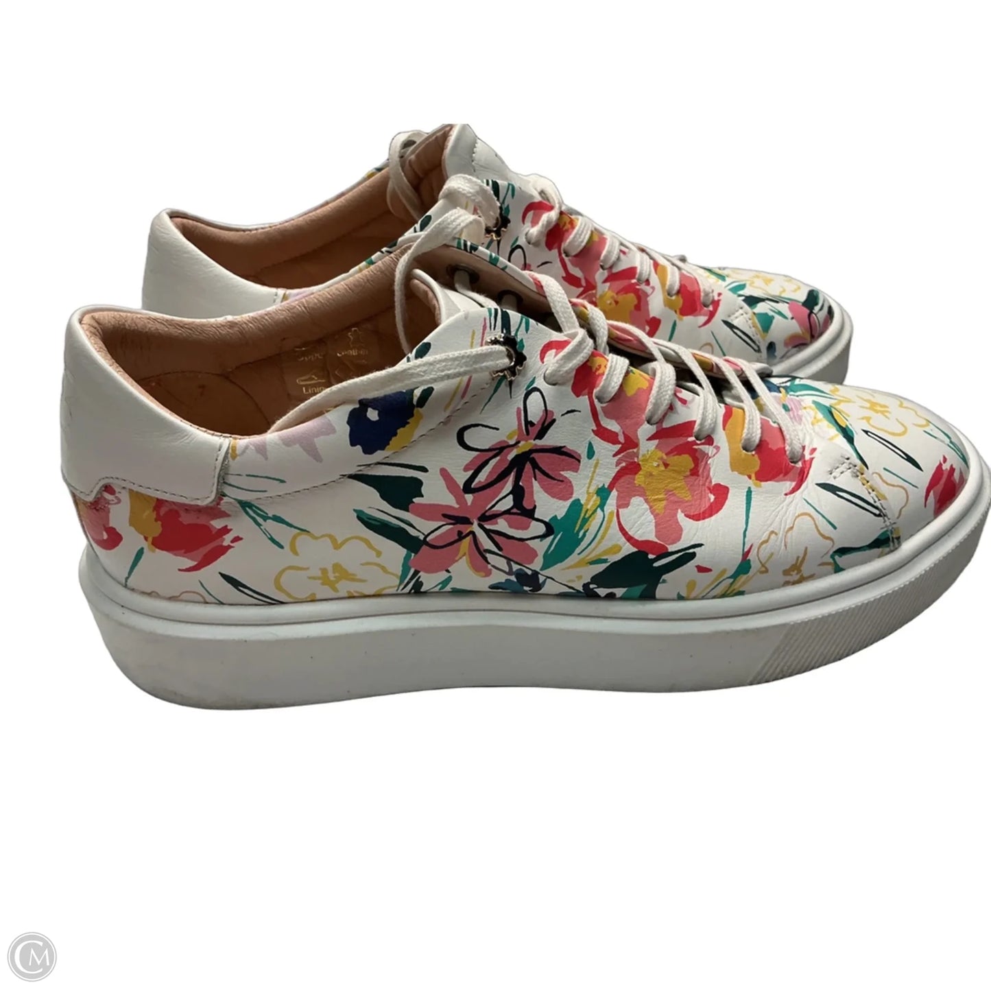 Shoes Athletic By Ted Baker In Floral Print, Size: 9.5