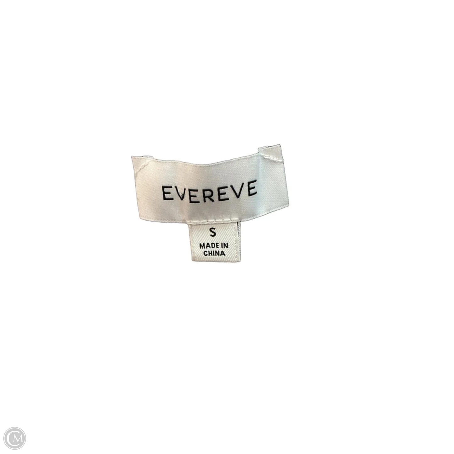Top Sleeveless By Evereve In Black & Orange, Size: S