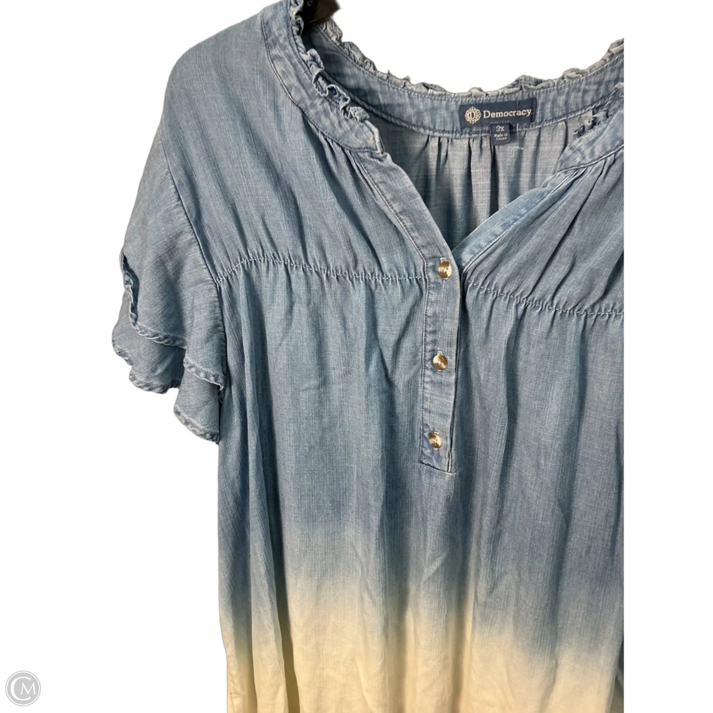Top Short Sleeve By Democracy In Blue, Size: 26
