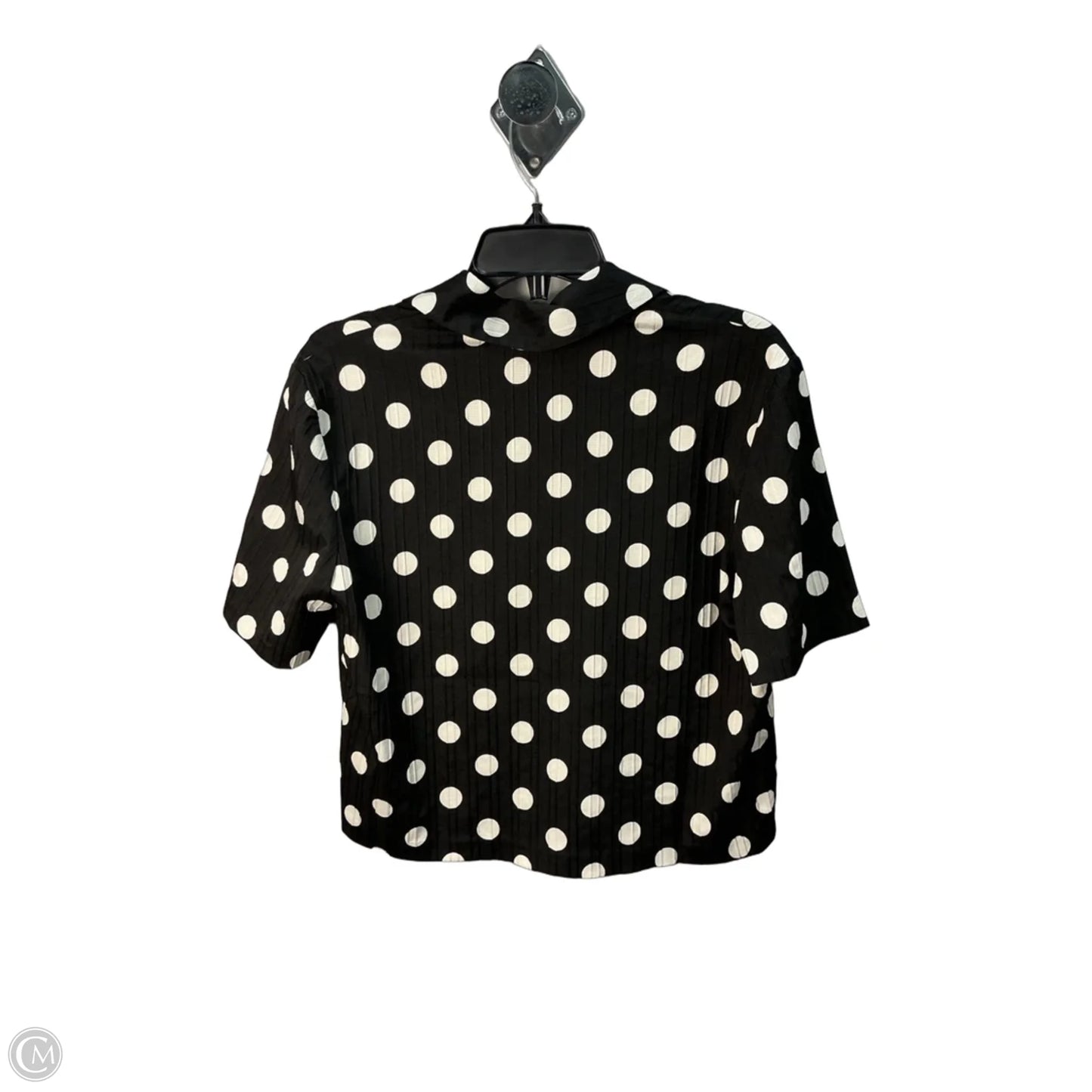 Top Short Sleeve By English Factory In Polkadot Pattern, Size: S