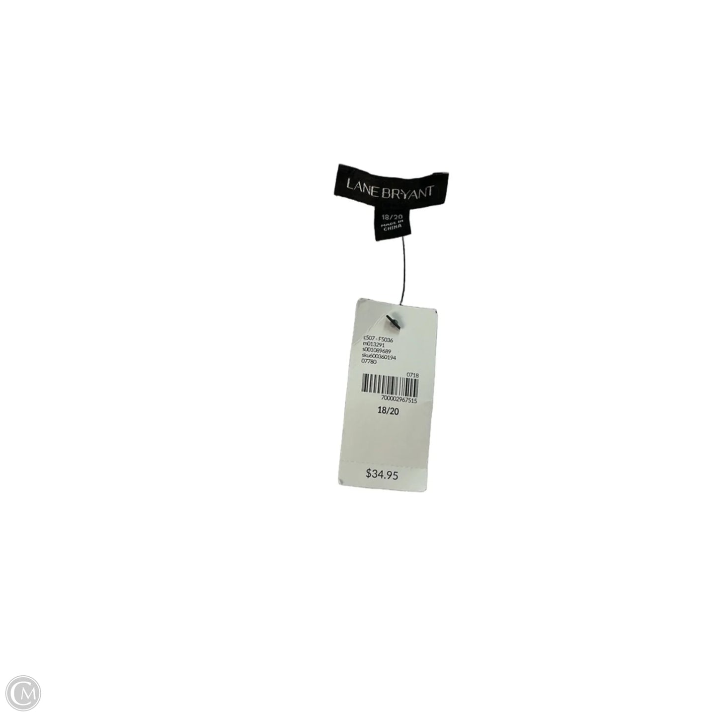 Top Sleeveless By Lane Bryant In White, Size: 18