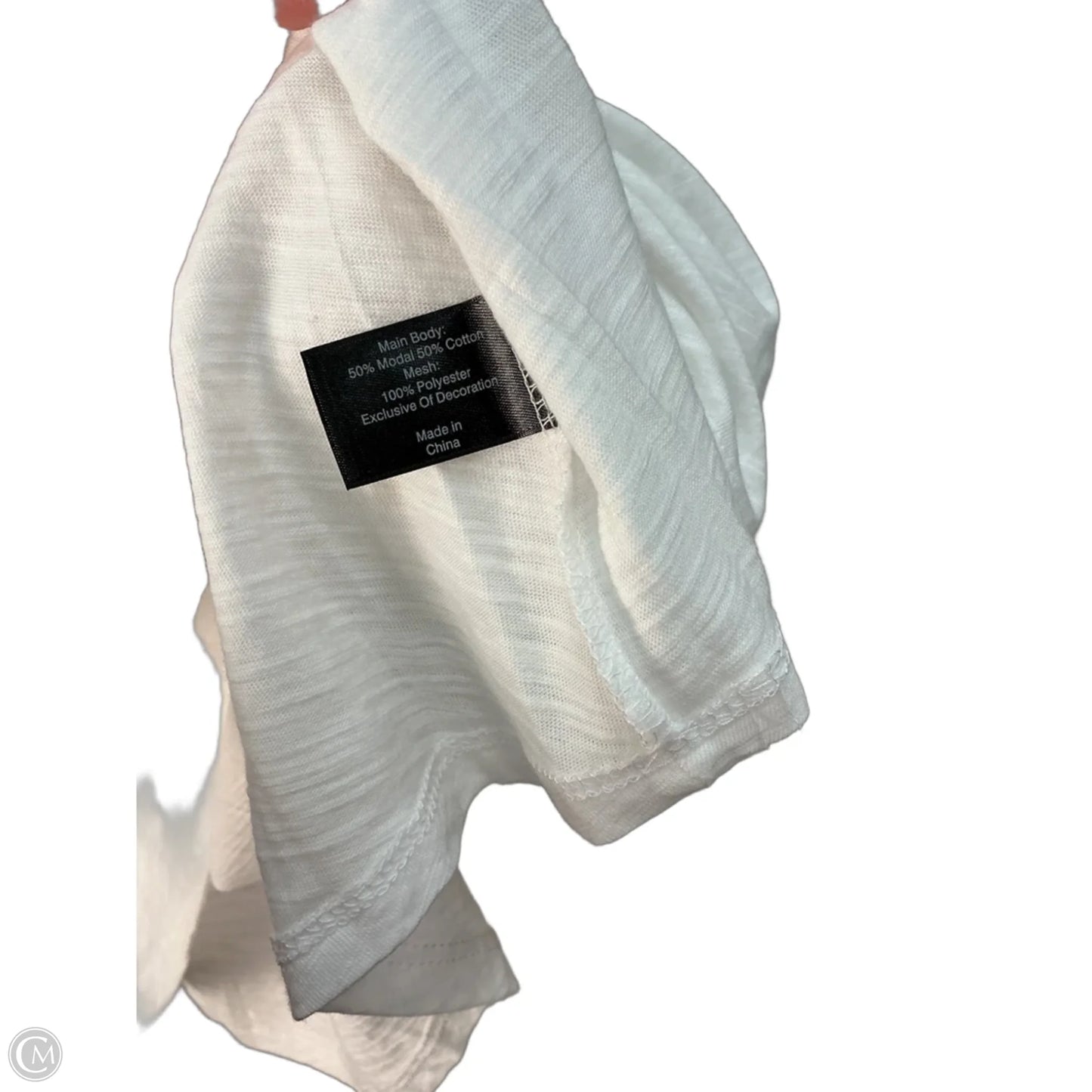 Top Sleeveless By Lane Bryant In White, Size: 18