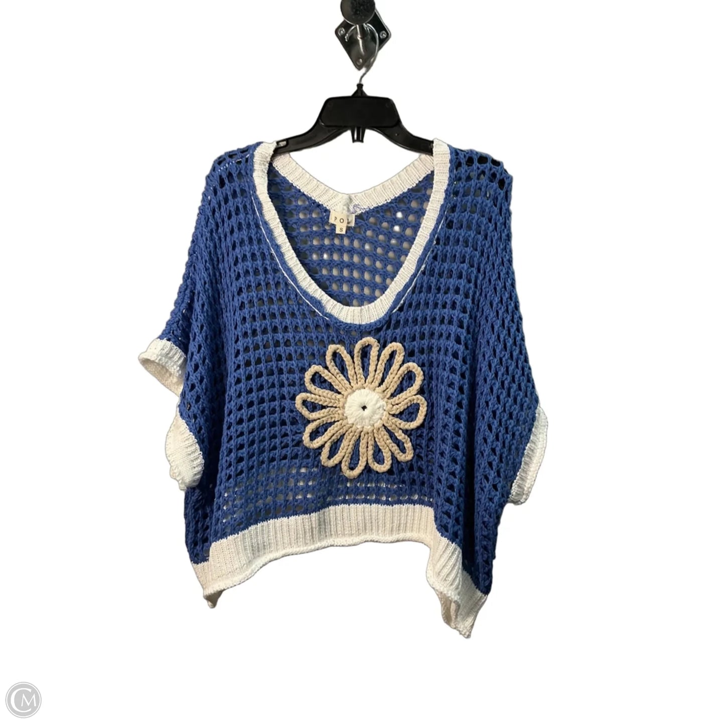 Top Sleeveless By Pol In Blue, Size: S