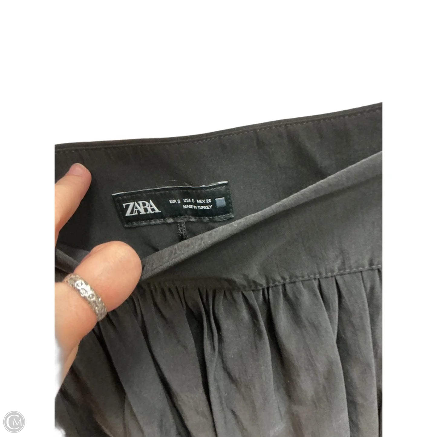 Skirt Midi By Zara In Black, Size: 4