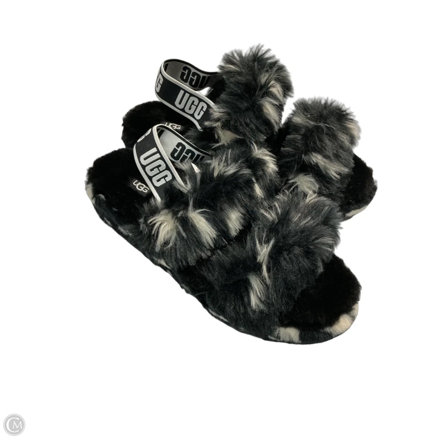 Sandals Designer By Ugg In Black, Size: 11
