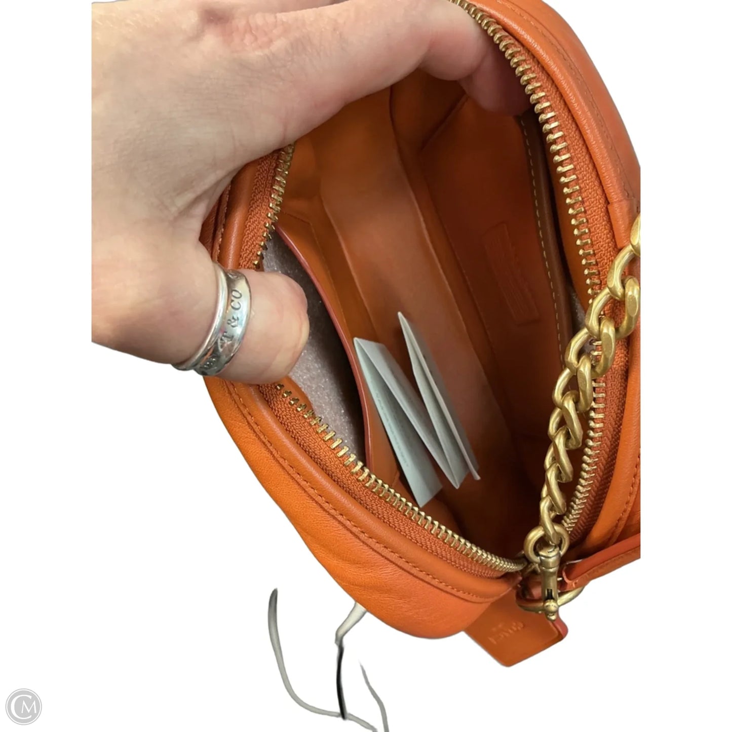 Crossbody Designer By Coach, Size: Small