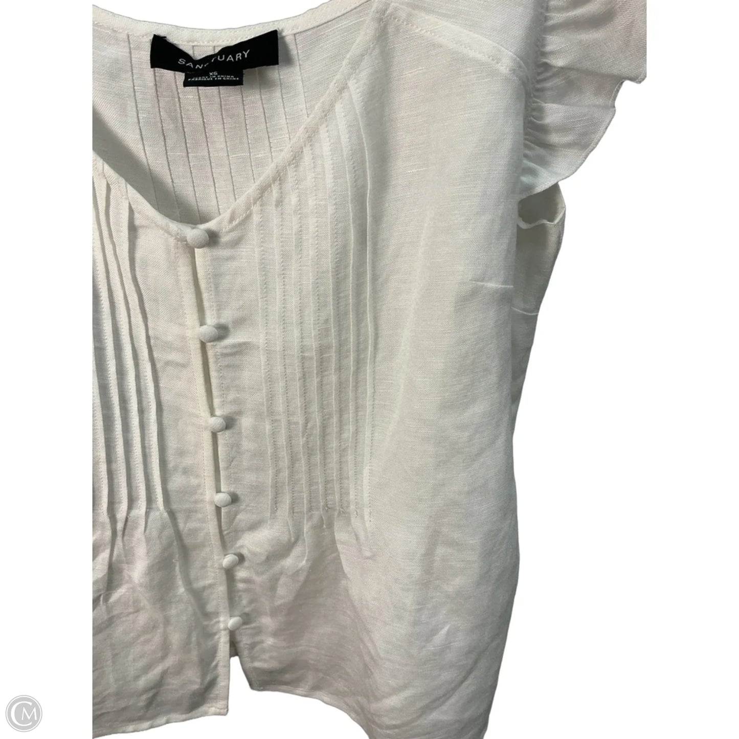 Top Sleeveless By Sanctuary In White, Size: Xs