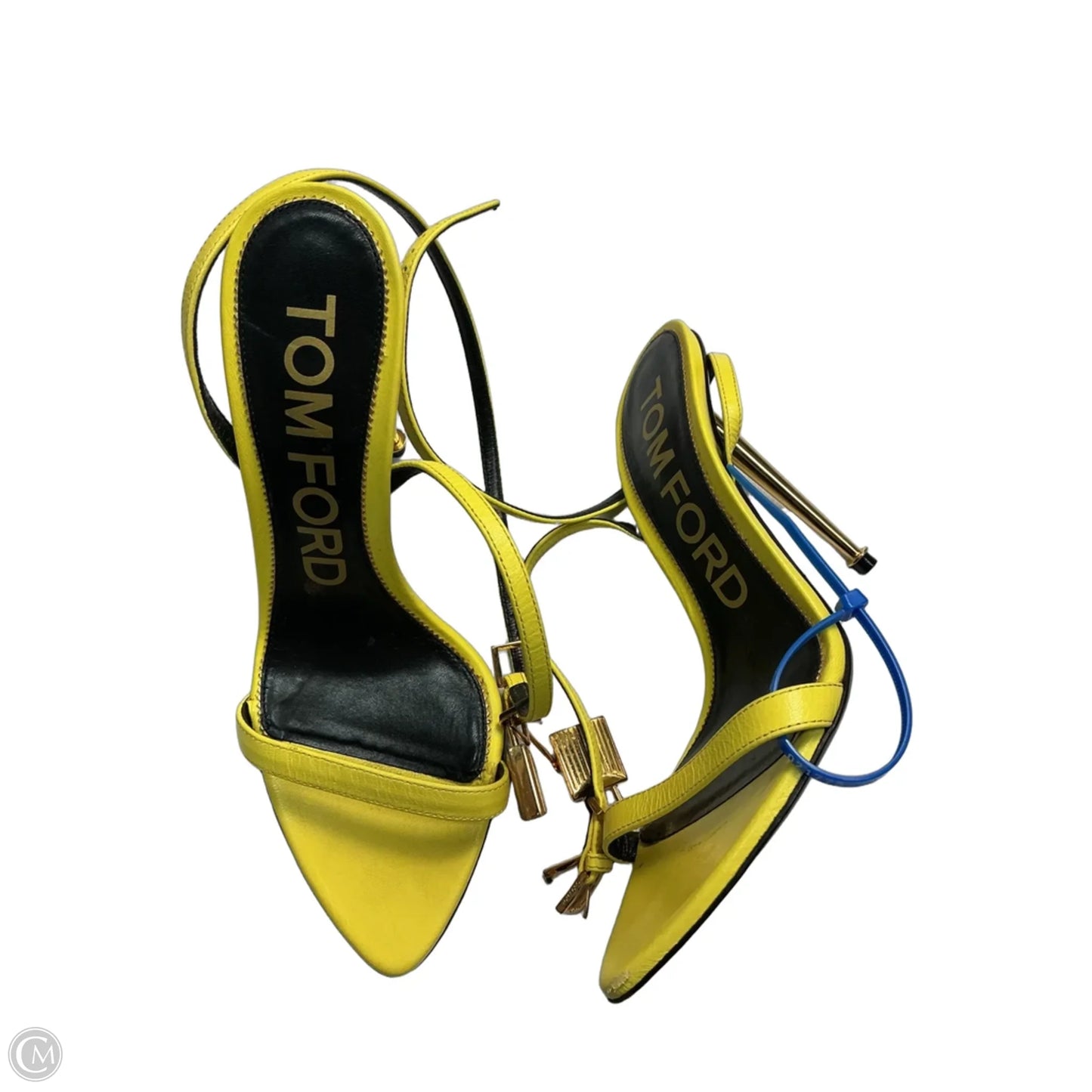 Shoes Luxury Designer By Tom Ford In Yellow, Size: 7