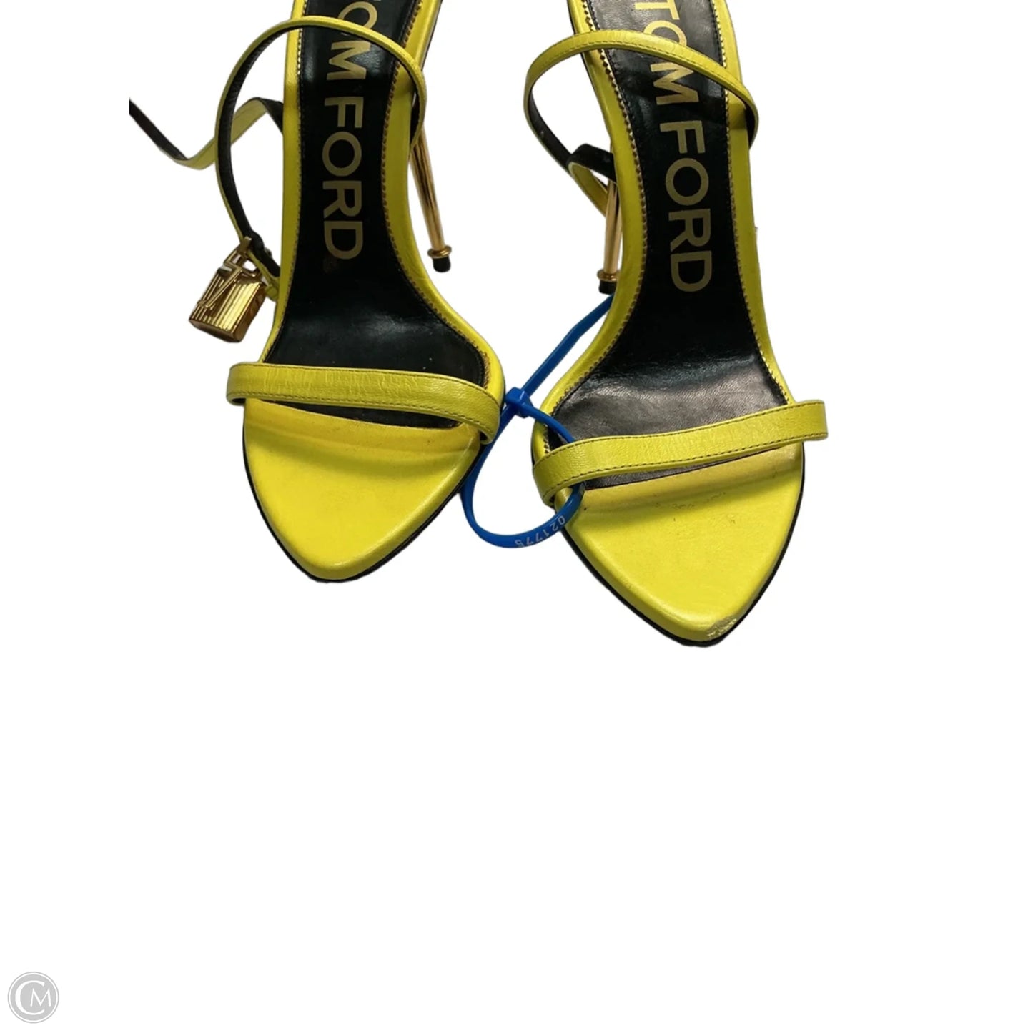 Shoes Luxury Designer By Tom Ford In Yellow, Size: 7