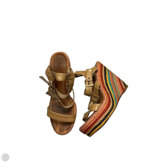 Sandals Designer By Kate Spade In Multi-colored, Size: 8.5